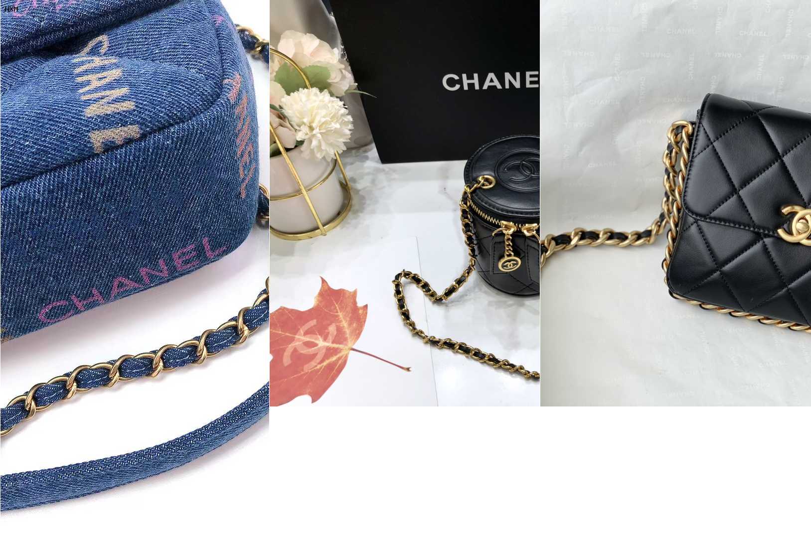 chanel ligne cambon pochette