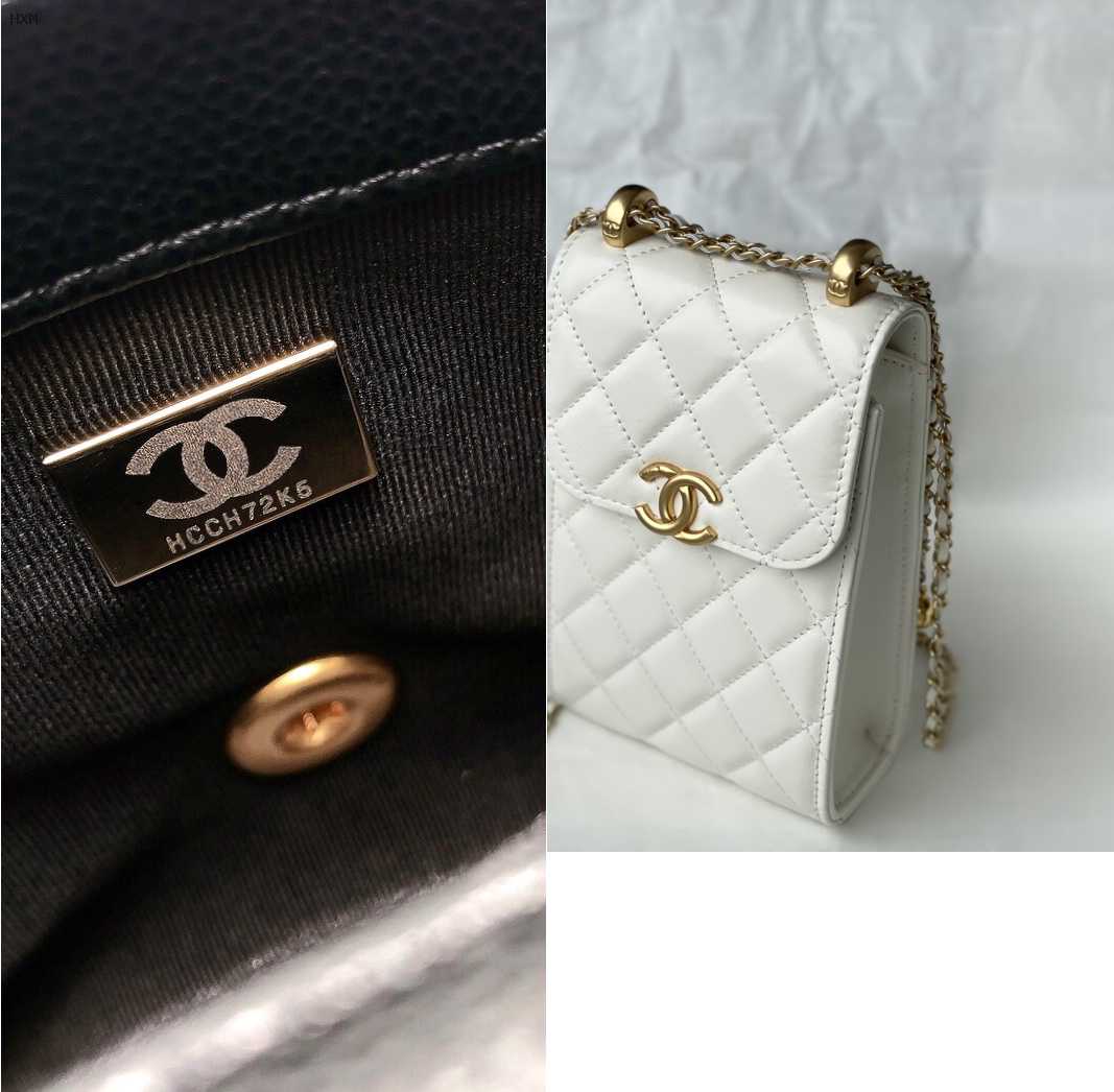 chanel portefeuille chaine