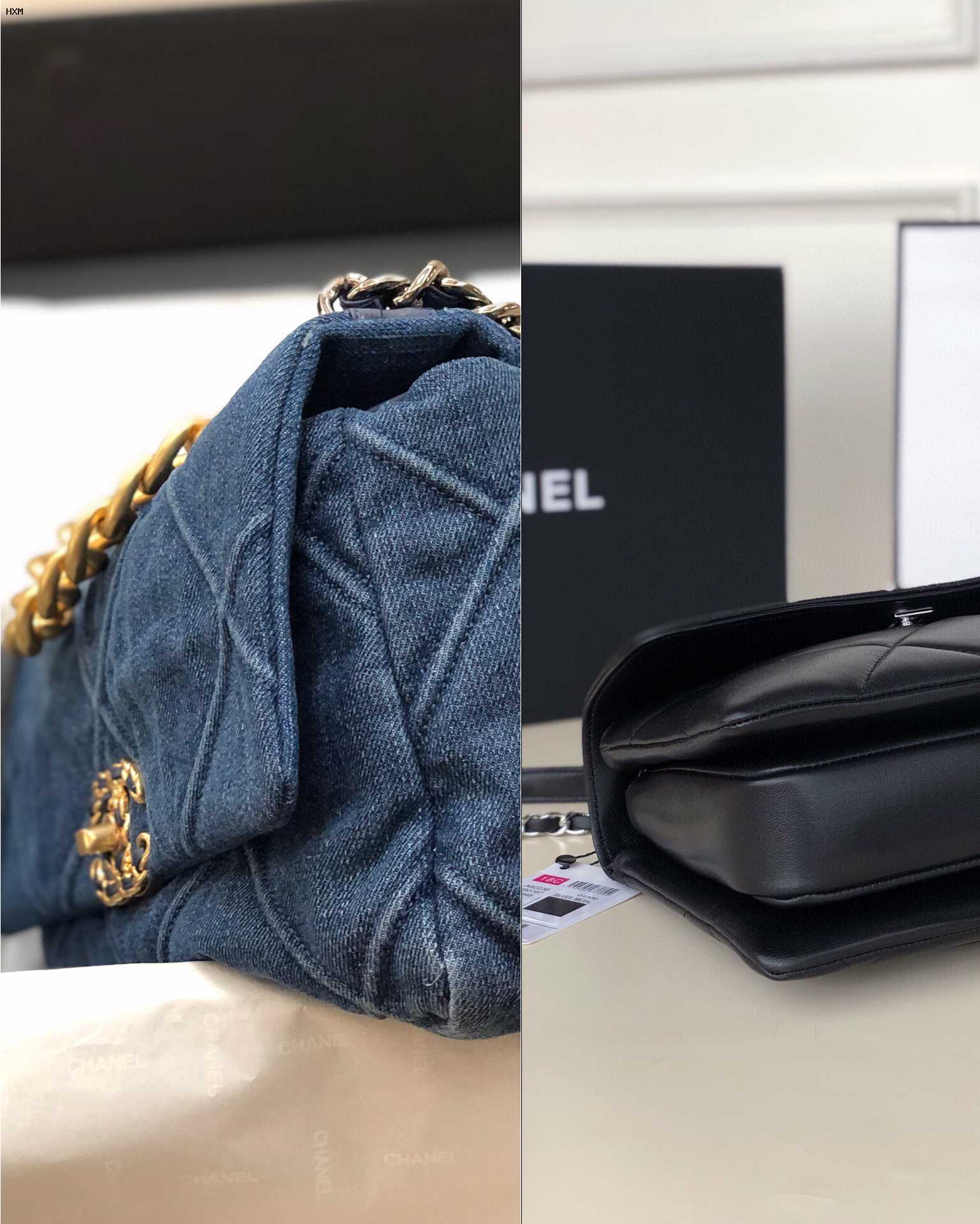 petit sac chanel cuir grainé