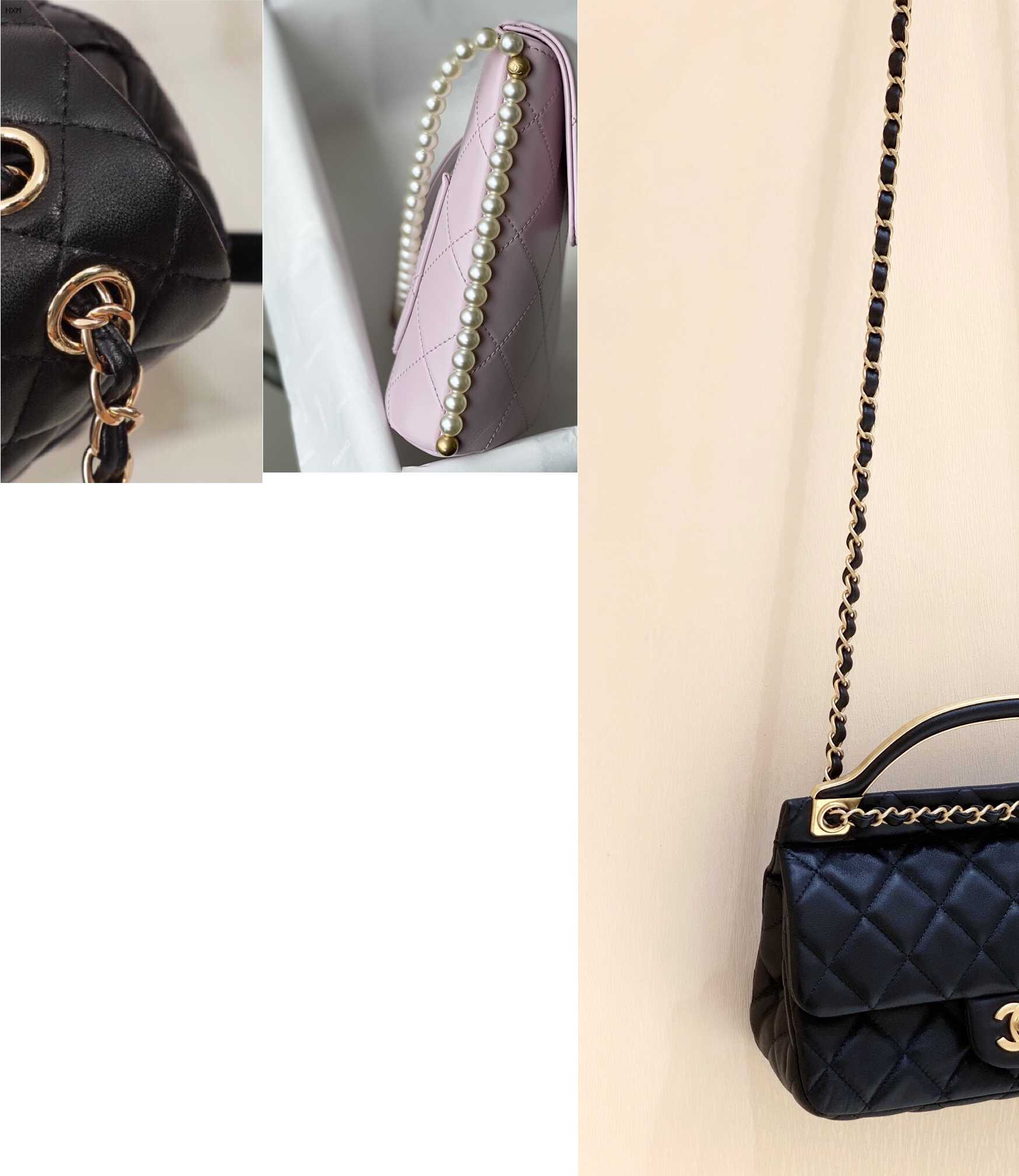 pochette chanel bleu jean