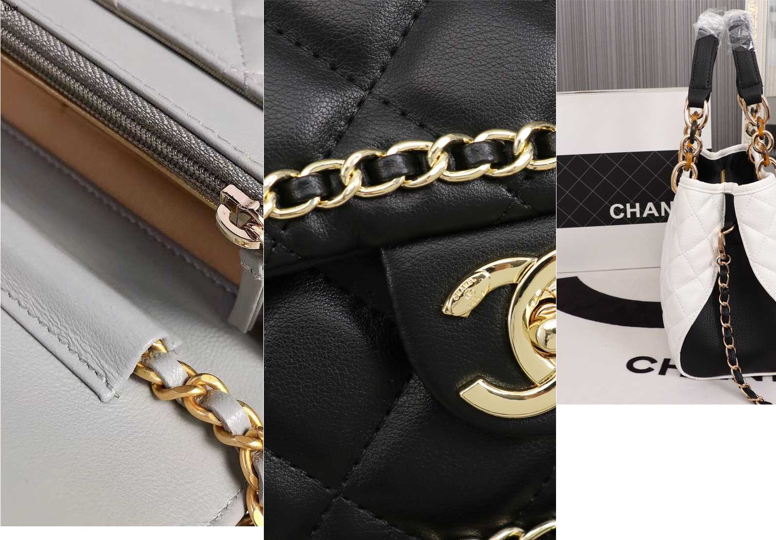 pochette chanel tissu