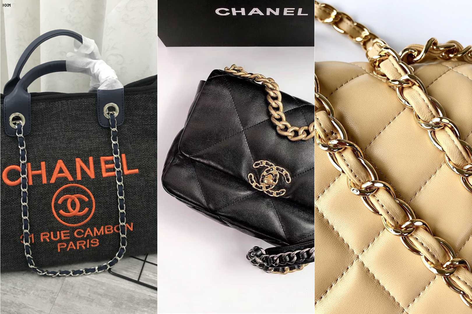 sac ceinture chanel noir