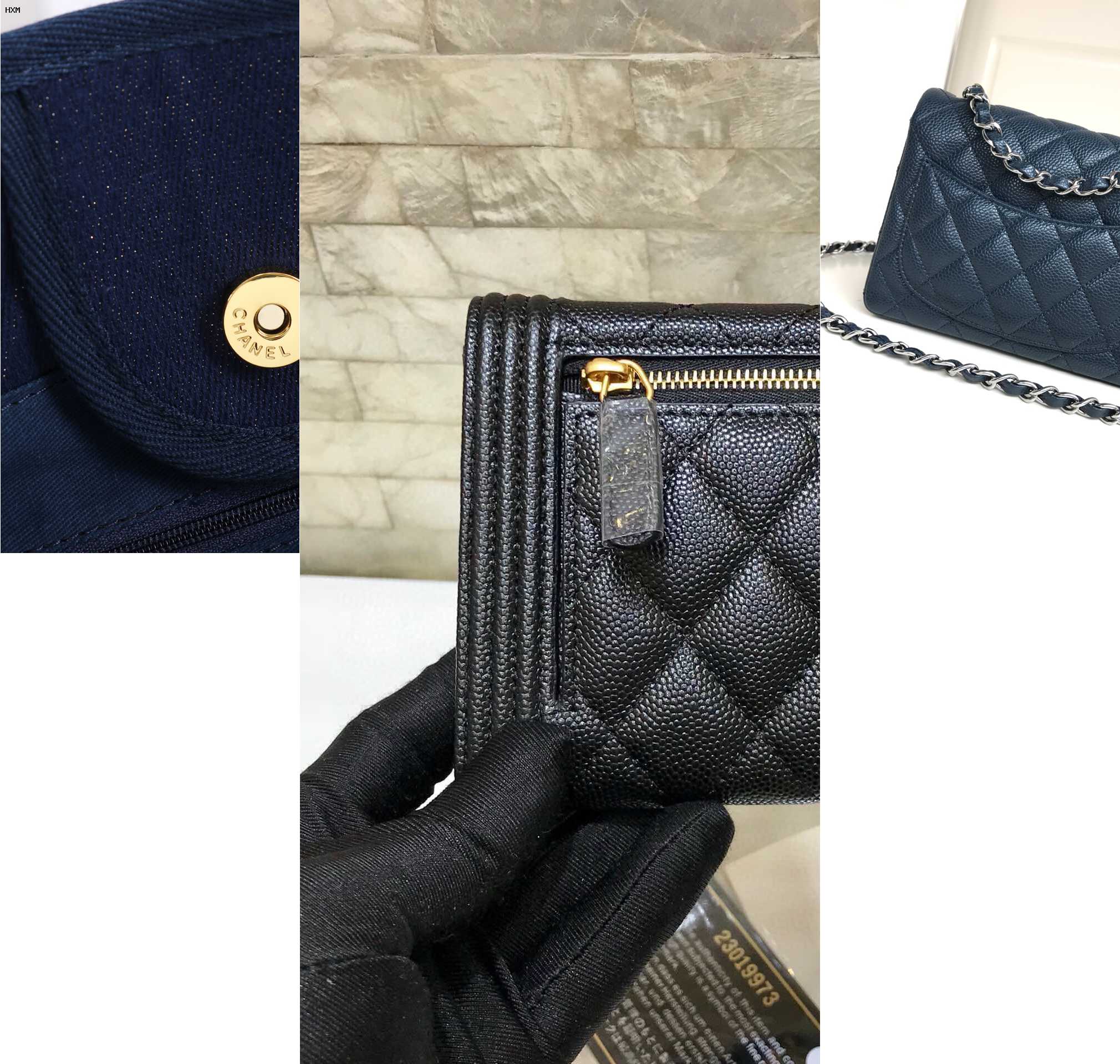 sac chanel bandouliere noir