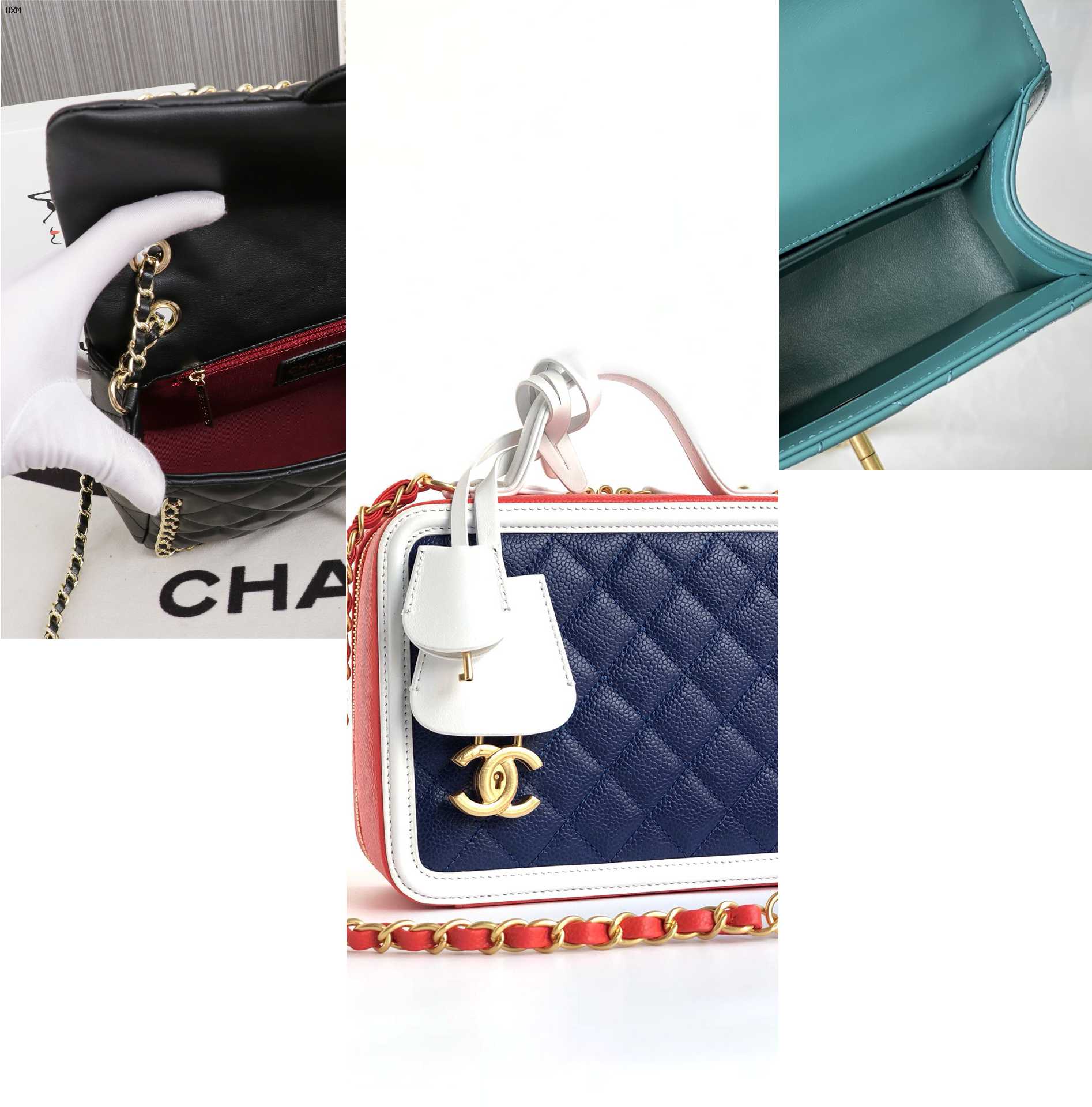 sac chanel blanc vintage