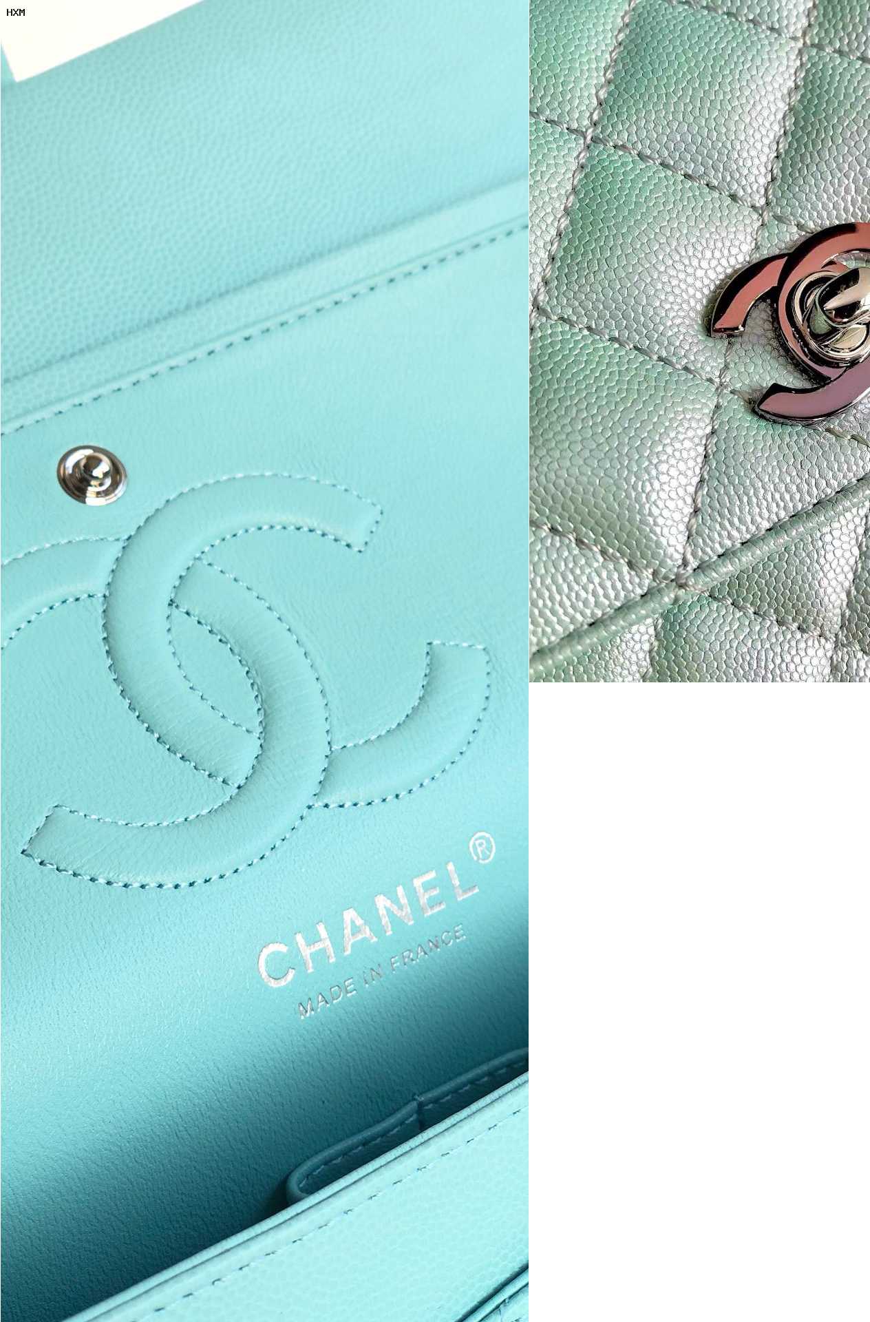 sac chanel boy turquoise