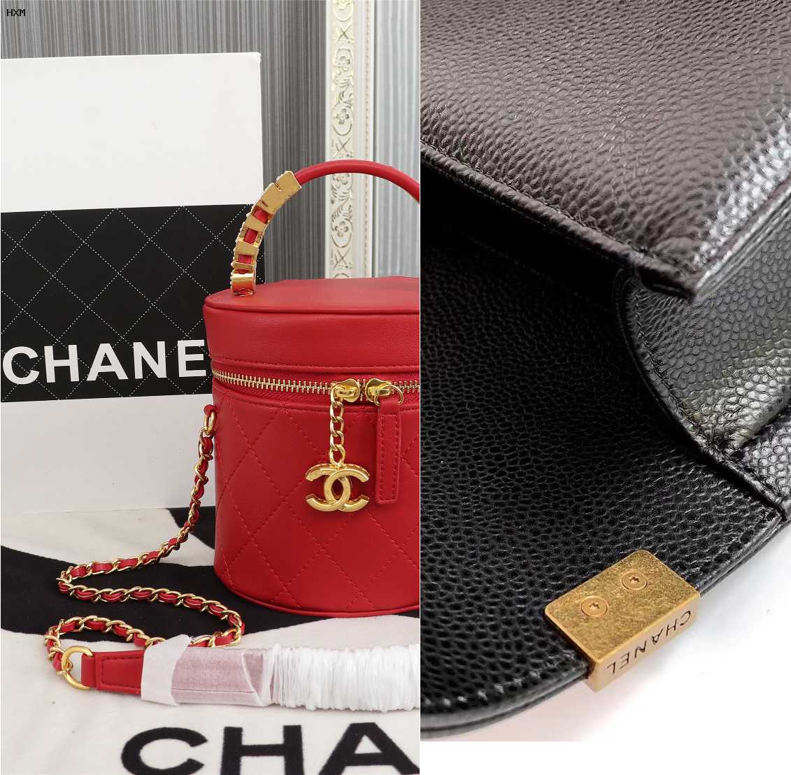 sac chanel couleur or