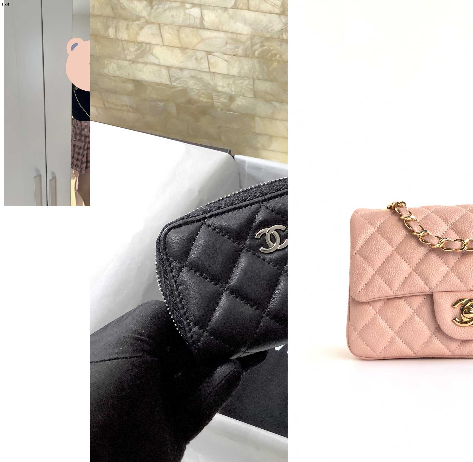 sac chanel noir et or