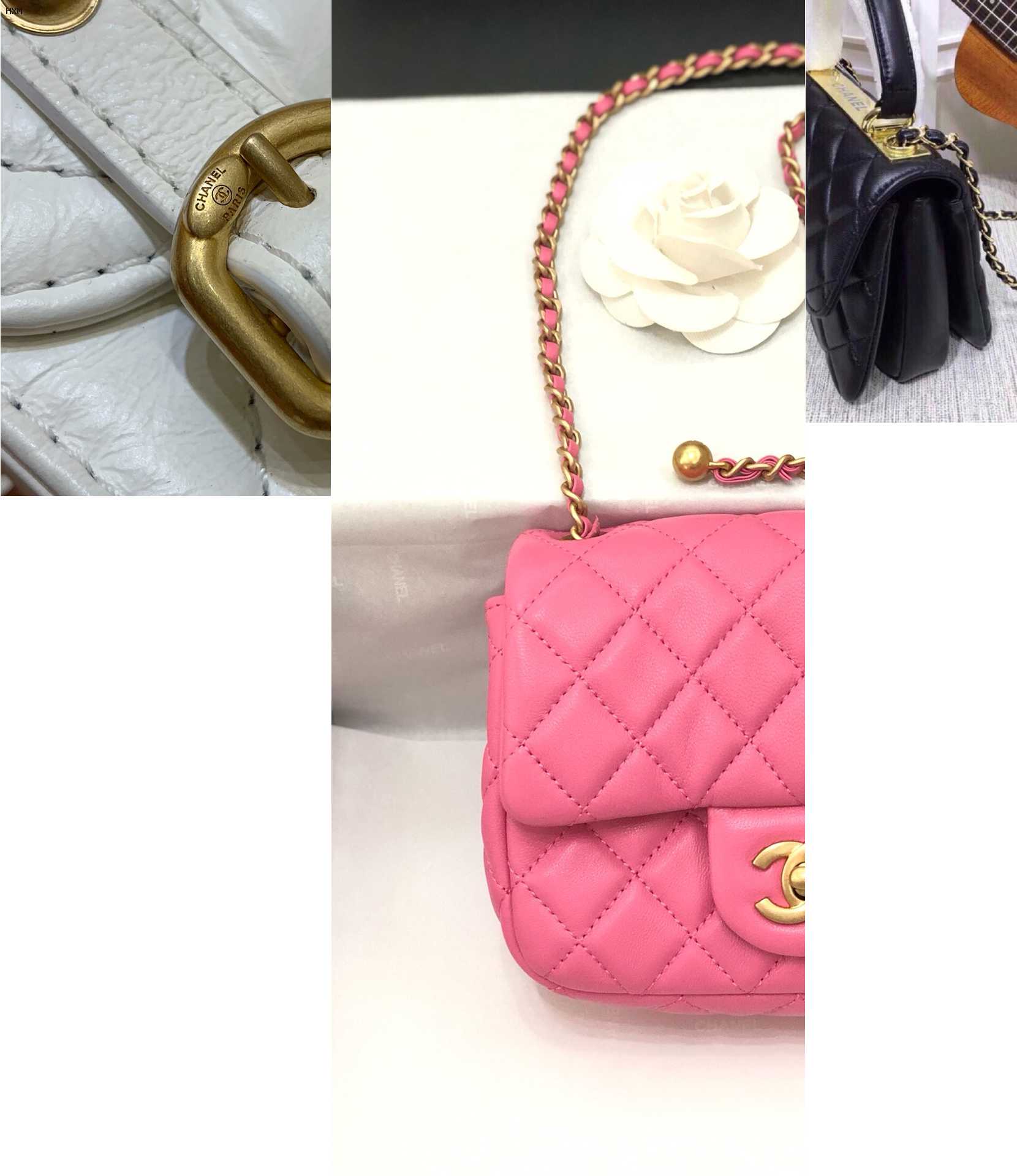 sac cuir style chanel